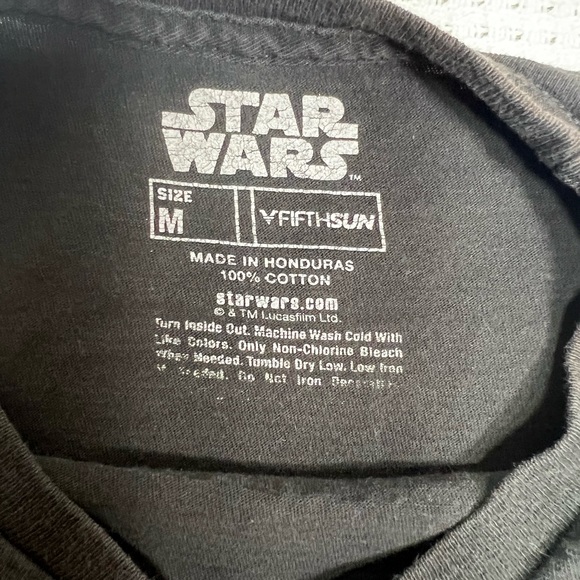 Vintage Official Villains of StarWars 100% Cotton T-Shirt - Size M - Picture 3 of 3